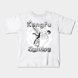 Kung Fu fighting sport Kids T-Shirt